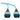 Alternate-Image1 Image for Eaton Tripp Lite Series 100G Multimode 50/125 OM4 Fiber Optic Cable (12F MPO/MPO-PC F/F), Type-A Polarity, OFNP, Aqua, 2 m (6.6 ft.), TAA