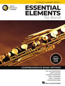 Essential Elements for Band – Bb Bass Clarinet Book 1 with EEi