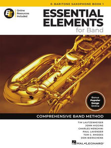 Essential Elements for Band – Eb Baritone Sax Book 1 with EEi