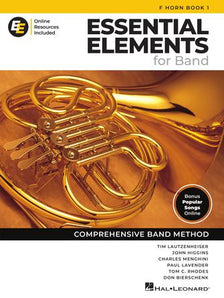Essential Elements for Band – F Horn Book 1 with EEi
