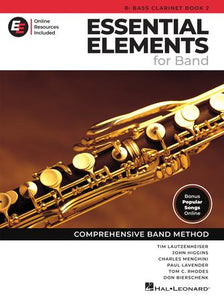 Essential Elements for Band – Bb Bass Clarinet Book 2 with EEi
