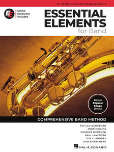 Essential Elements for Band – Bb Tenor Sax Book 2 with EEi