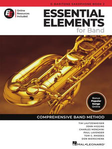 Essential Elements for Band – Eb Baritone Sax Book 2 with EEi