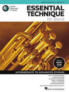 Essential Elements for Band – Baritone B.C. Book 3 with EEi