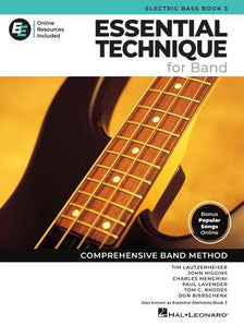 Essential Elements for Band – Electric Bass Book 3 with EEi