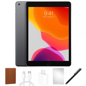 Apple iPad 7th Gen with Case Bundle (Refurbished)