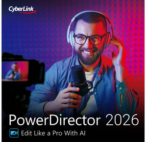CyberLink PowerDirector 2026 with AI & Voice Translator for Mac & Windows