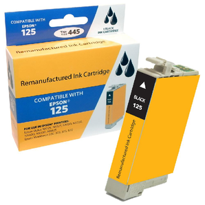Kodak Remanufactured Ink Cartridge Compatible with Espon 125 (Black) (2-Pack)