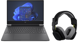 HP Victus 15.6" FHD AMD Ryzen 5 8GB RAM Radeon RX 6550M Gaming Laptop with FREE! Headset (Refurbished)