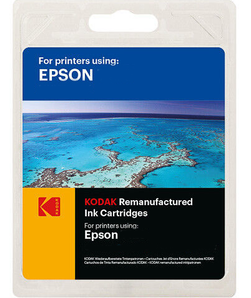Kodak Remanufactured Ink Cartridge Compatible With Epson 125 (Cyan)