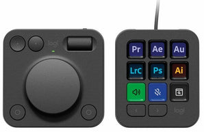 Logitech MX Creative Console Programmable Keypad for Adobe Graphic Design & Video Editing (2 Colors) (FREE! Shipping)