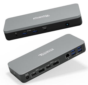 Plugable Technologies Dual 4K USB-C Chromebook 12-Port Docking Station