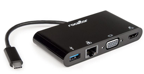Rocstor Premium USB-C Multiport Adapter with Ethernet (On Sale!)