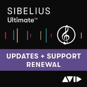 Avid Sibelius Ultimate Perpetual License Update & Support Plan Renewal (Download)