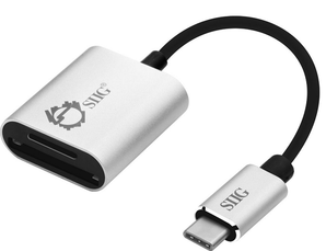SIIG USB-C 2-in-1 Card Reader for SD & Micro SD