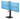 StarTech Crossbar Dual Monitor Desk Stand For Up to Double 27" Screens