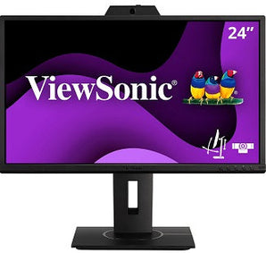 ViewSonic VG2440V 24" FHD Video Conferencing Multimedia Monitor with Integrated Webcam