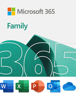 Microsoft 365 Family for Up to 6 Users 1-Year Subscription (Download) - PC/Mac