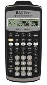 Texas Instruments BA-II Plus Financial Calculator (On Sale!)