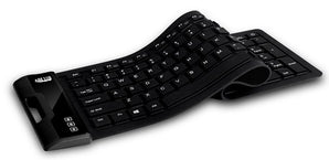 Adesso SlimTouch 232 Antimicrobial Waterproof Flex Full-Size Keyboard (While They Last!)