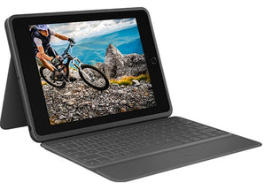 Logitech Rugged Folio Keyboard/Cover Case for Apple iPad 7th/8th/9th Gen (FREE! Shipping)