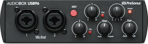 PreSonus AudioBox USB 96 25th Anniversary with FREE! Studio One Artist Recording Software (2 Options)