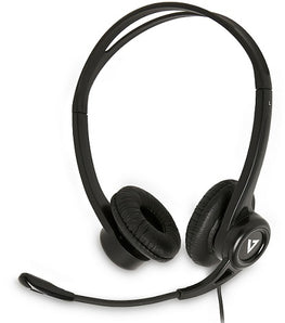 V7 Essentials USB Stereo Headset with Adjustable Microphone (10-Pack) (On Sale!)