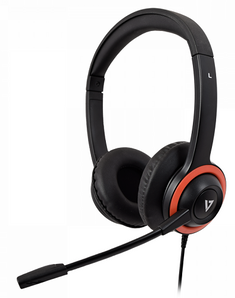 V7 Safe Sound Education Antimicrobial Headset with Microphone (10-Pack) (On Sale!)