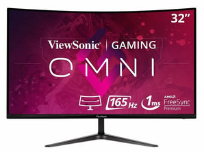 ViewSonic OMNI VX3218 32" FHD 165Hz Curved Gaming Monitor with 2x HDMI
